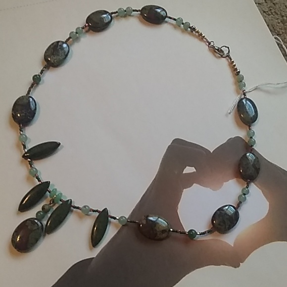 💝AWESOME CHRYSOPRASE NECKLACE 💖🤗 - Picture 6 of 8